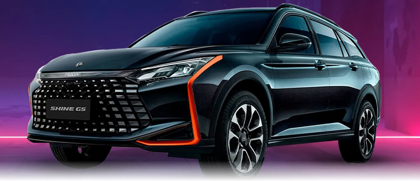 Detalle frontal del Dongfeng Shine GS