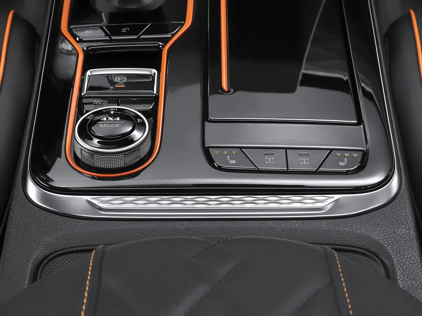 Detalle de caja de cambios Rich 7 Tiger